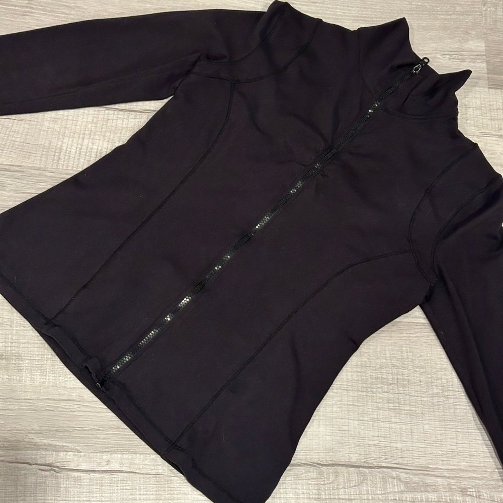 Women's Black Zip-Up Jacket